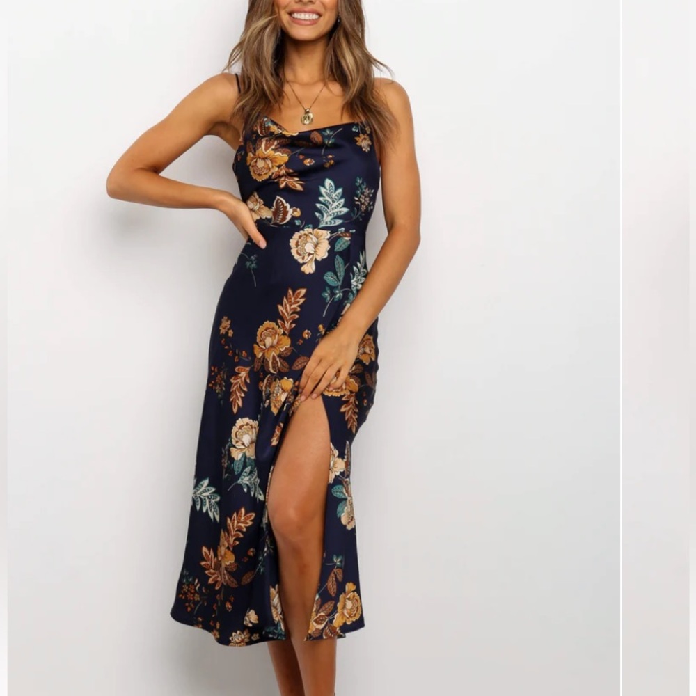 Dorian dress- navy